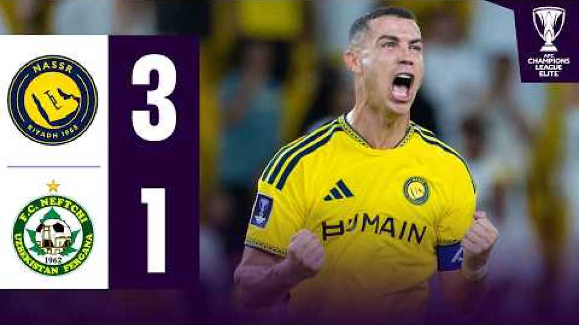 RONALDO leads the way! | Al Nassr 🇸🇦 vs PFC Neftchi 🇺🇿 | Highlights ACL Elite™