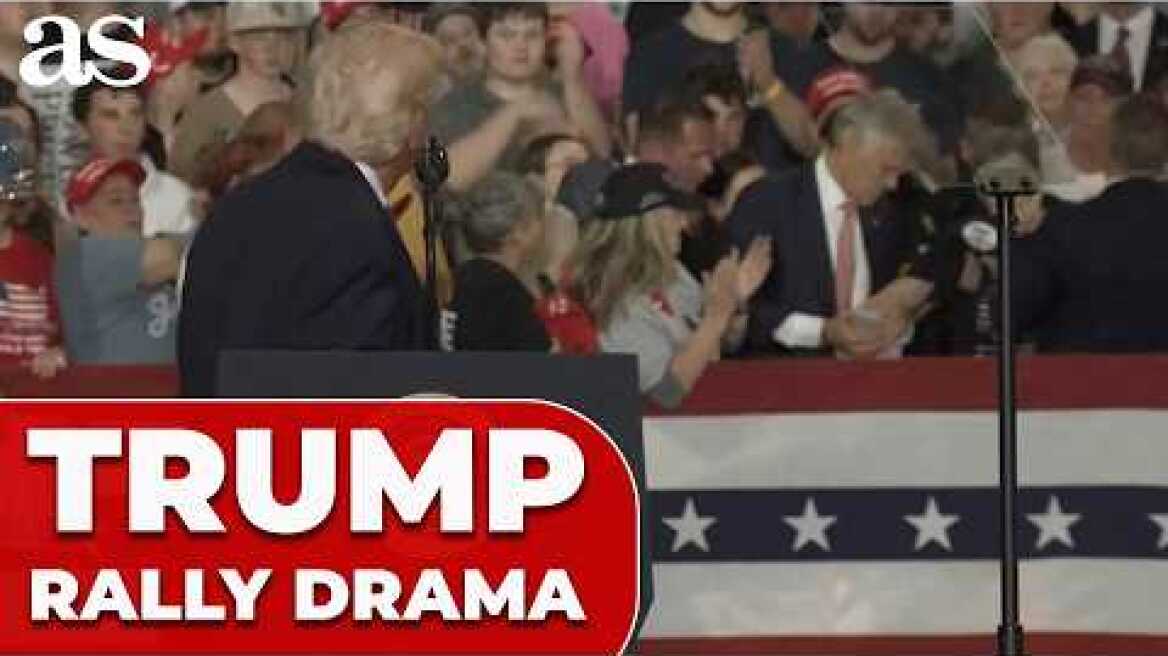 Fan COLLAPSES at Trump Rally – Doctor Oz RUSHES TO HELP