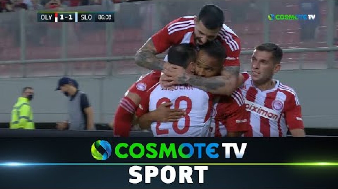 Ολυμπιακός - Σλόβαν Μπρατισλάβας 1-1 | Highlights - UEFA Europa League 22/23- 4/8/22 | COSMOTE SPORT