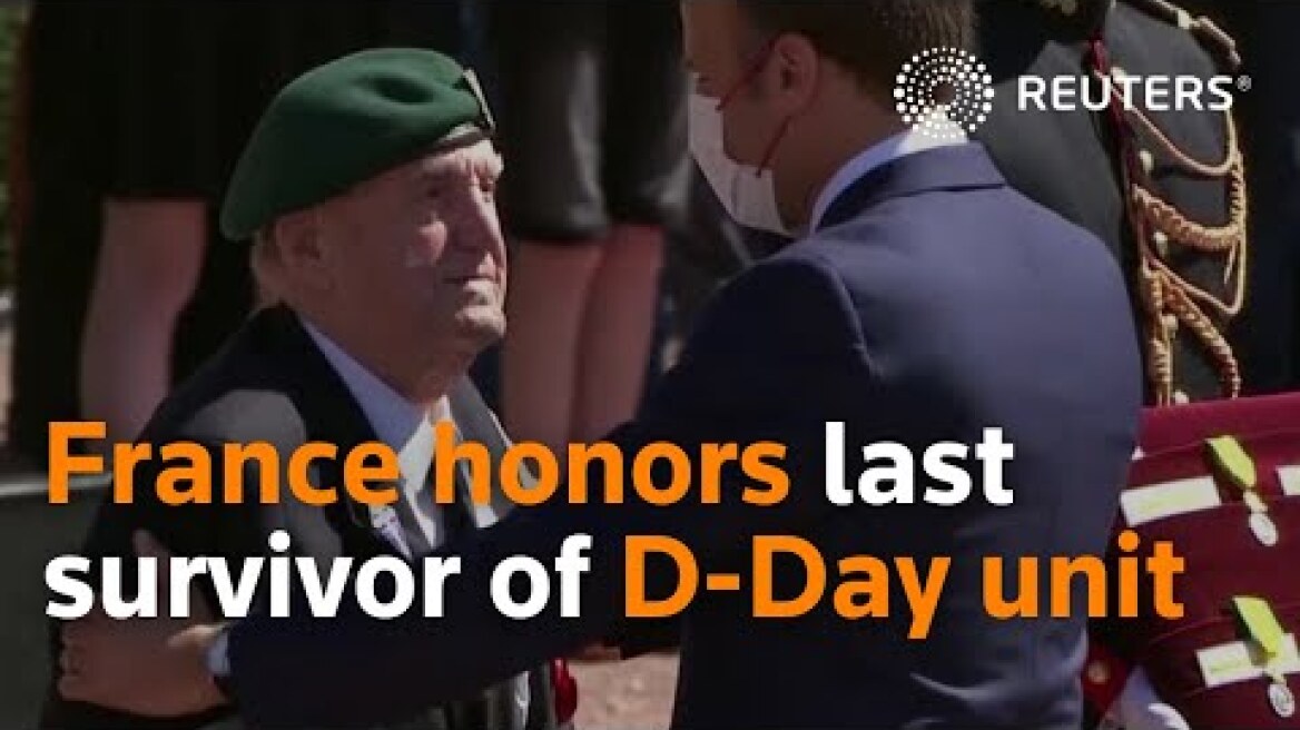 France honors last survivor of French D-Day unit