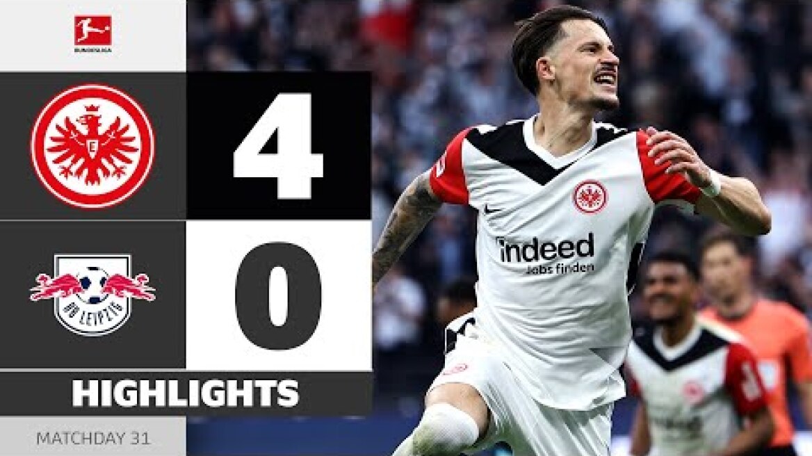 HUGE Win For Frankfurt! | EINTRACHT FRANKFURT - RB LEIPZIG | Highlights | Matchday 31 – Bundesliga