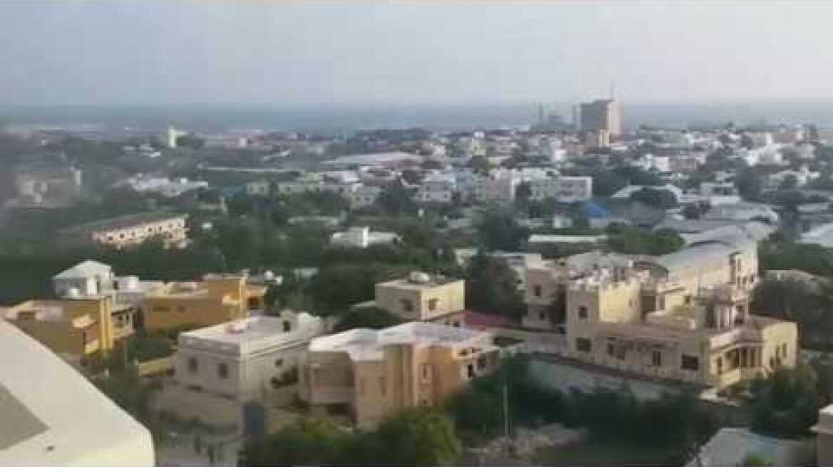 Somalia CID headquarter targeted Two huge explosions in #Mogadishu followed by gunfire