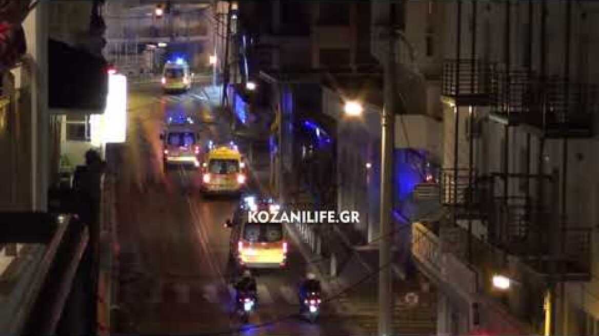 Ασθενοφόρα του ΕΚΑΒ στην Κοζάνη ευχαριστούν τον κόσμο για τη στήριξη