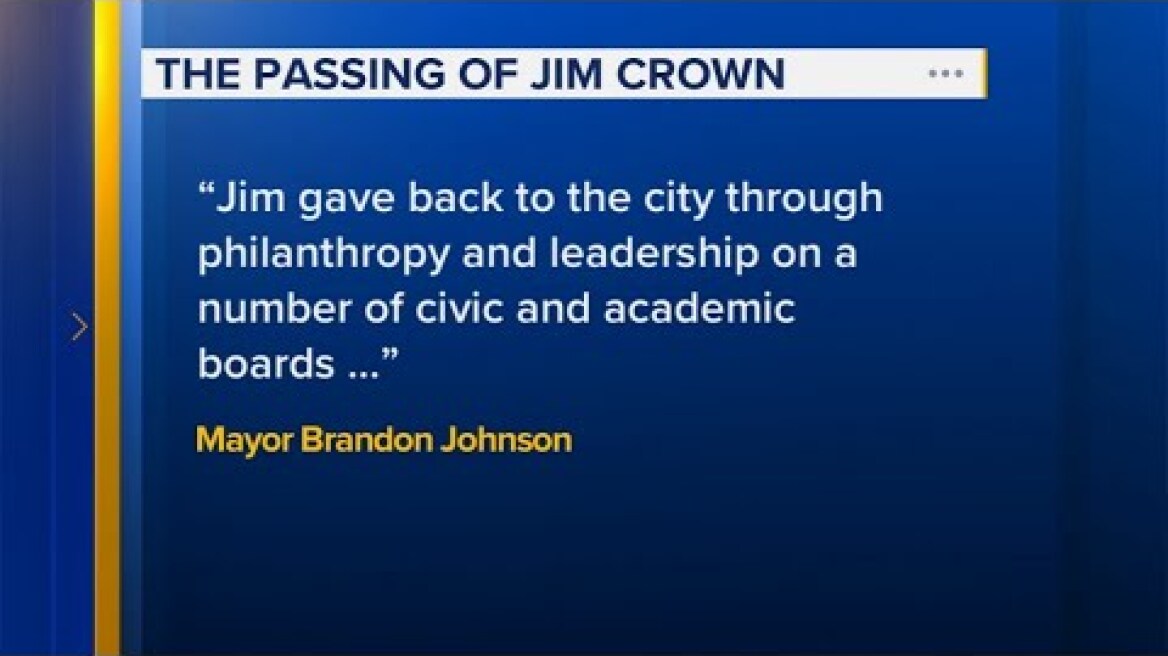 James Crown, known for Chicago philanthropy, killed in Colorado crash