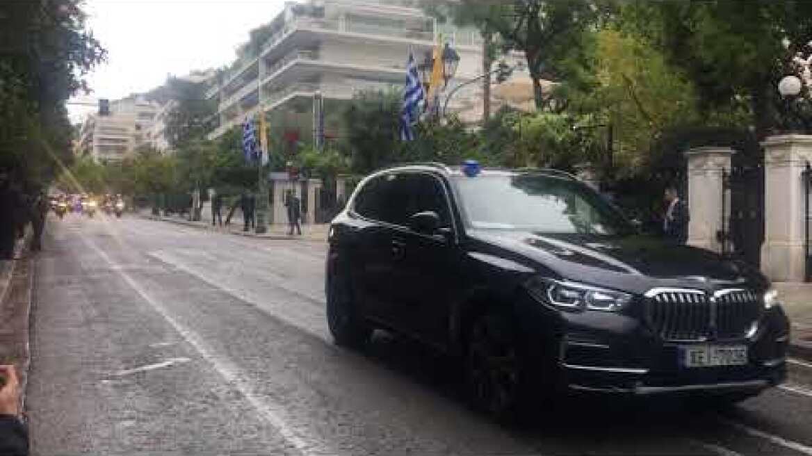 Άφιξη του Πάπα στο Προεδρικό Μέγαρο
