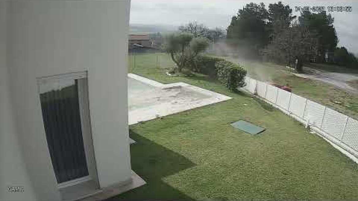 Racing Ferraris Crash into Fence || ViralHog