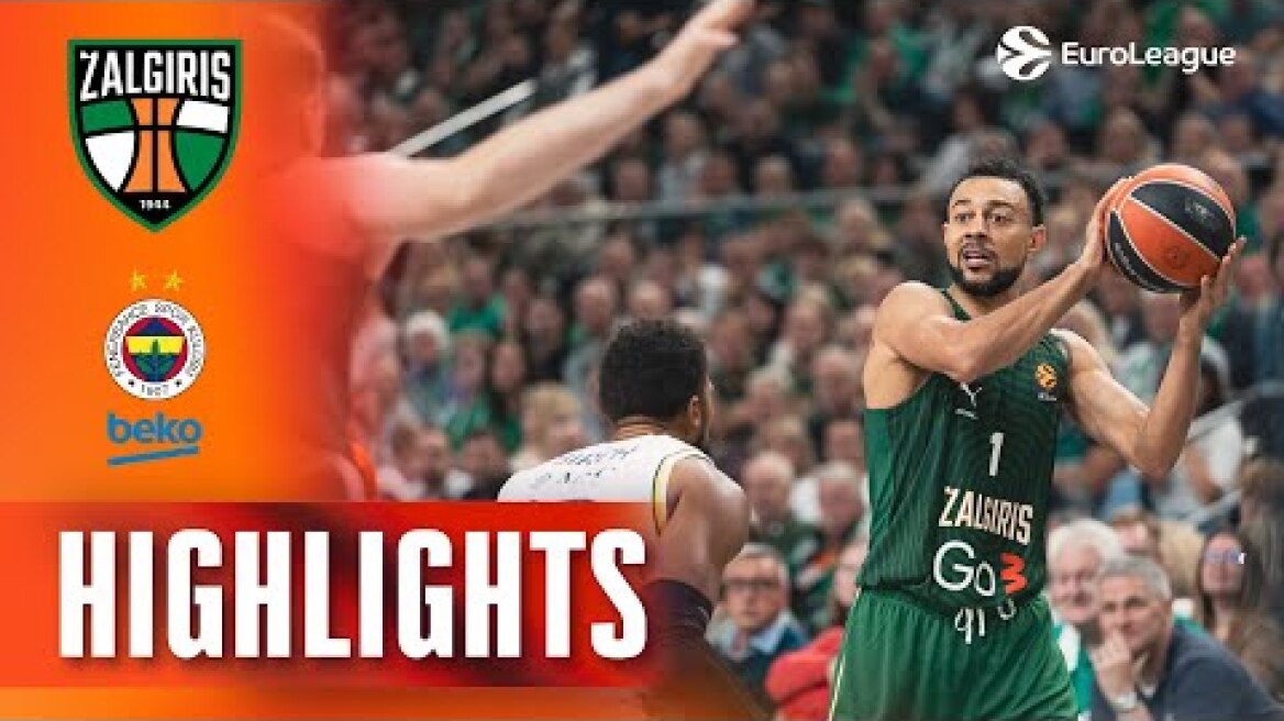 Baldwin Erupts for 36 in a Kaunas | Zalgiris - Fenerbahce | R2 BASKETBALL HIGHLIGHTS 2025-26