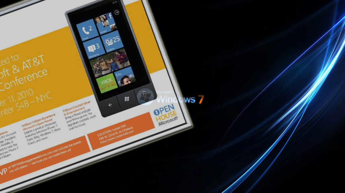 Το Windows Phone 7 αποκαλύπτεται!