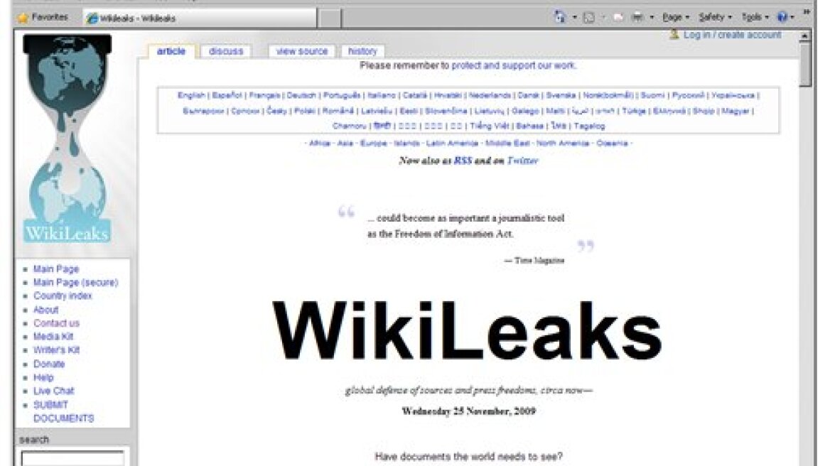 Wikileaks: Αμερικανικές ανησυχίες περί ρωσικής μαφίας 