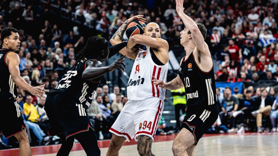 Euroleague: Δοκιμασία απόψε για τον Ολυμπιακό με την Μπάγερν Μονάχου στο ΣΕΦ
