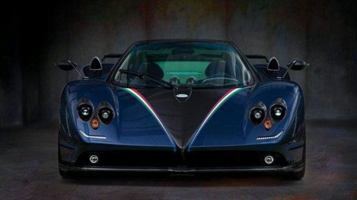 Pagani Zonda σε τριχρωμία!