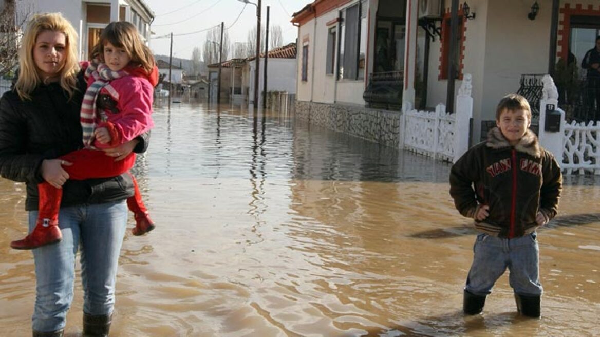 Πλημμύρισαν καλλιέργειες στον Εβρο