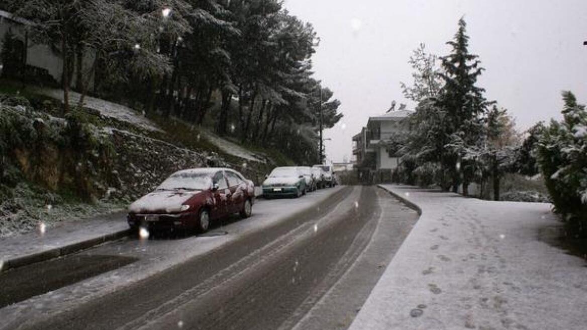 Χιόνια στην ορεινή Μακεδονία