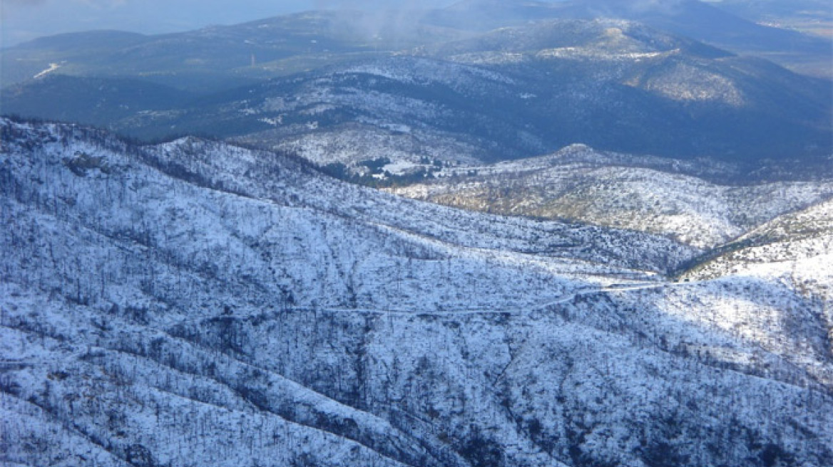 Ισχυρές χιονοπτώσεις στη βόρεια Ελλάδα 