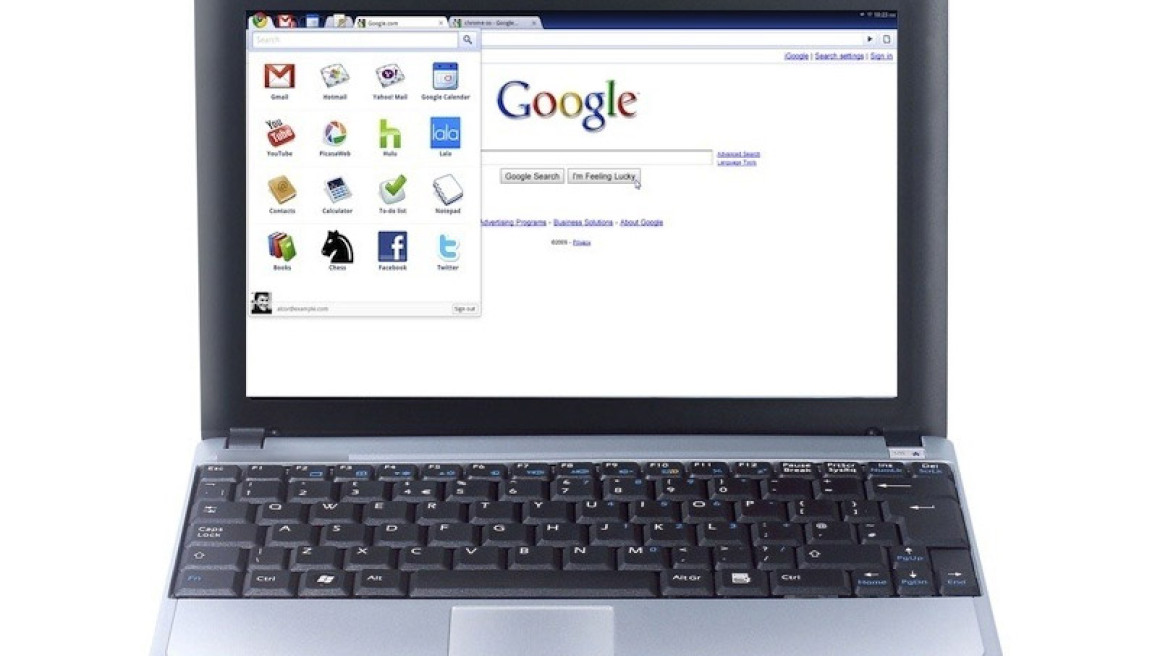 Nέα netbooks της Google, με λειτουργικό Chrome