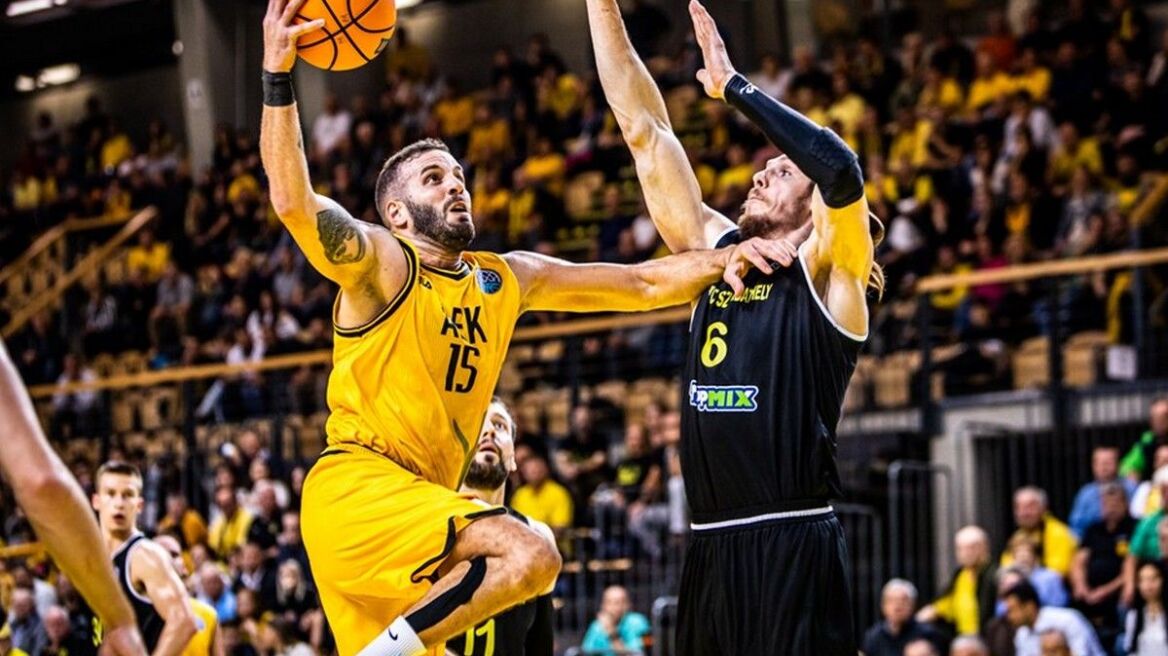 Basketball Champions League, Σομπατέλι-ΑΕΚ 83-78: Την «έκαψε» η άμυνα 