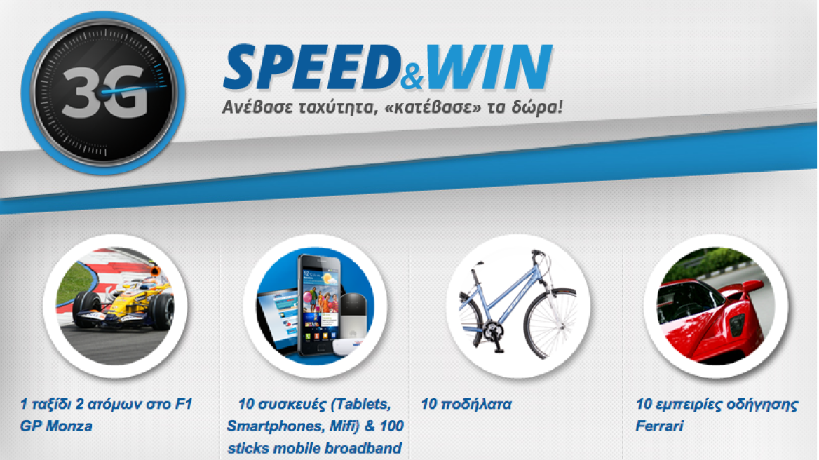 Διαγωνισμός Speed & Win για ένα ταξίδι στη Μόντσα