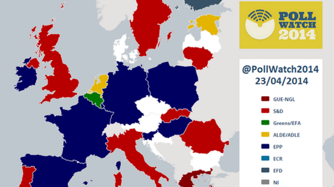 Πανευρωπαϊκή δημοσκόπηση: Στην Ελλάδα ΣΥΡΙΖΑ, στην Ευρώπη Δεξιά