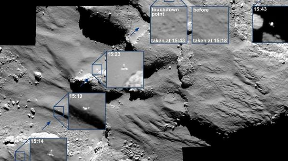 Αποστολή «Ροζέτα»: Καρέ καρέ το ταξίδι του Philae πάνω στον κομήτη 