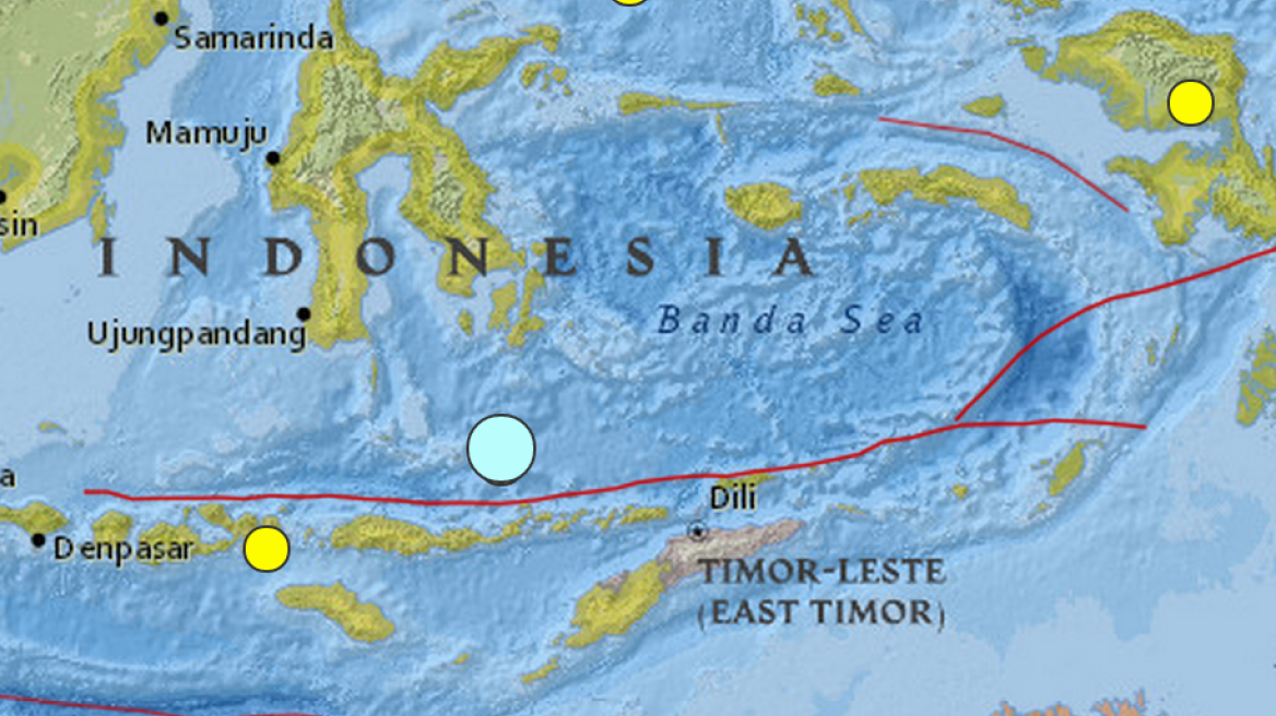 Ινδονησία: Σεισμός 6,8 βαθμών στα ανοικτά της Σουμάτρας