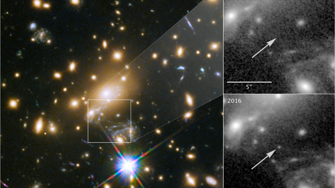 Το Hubble φωτογράφισε τον «Ίκαρο», το πιο μακρινό άστρο σε απόσταση 9 δισ. ετών φωτός