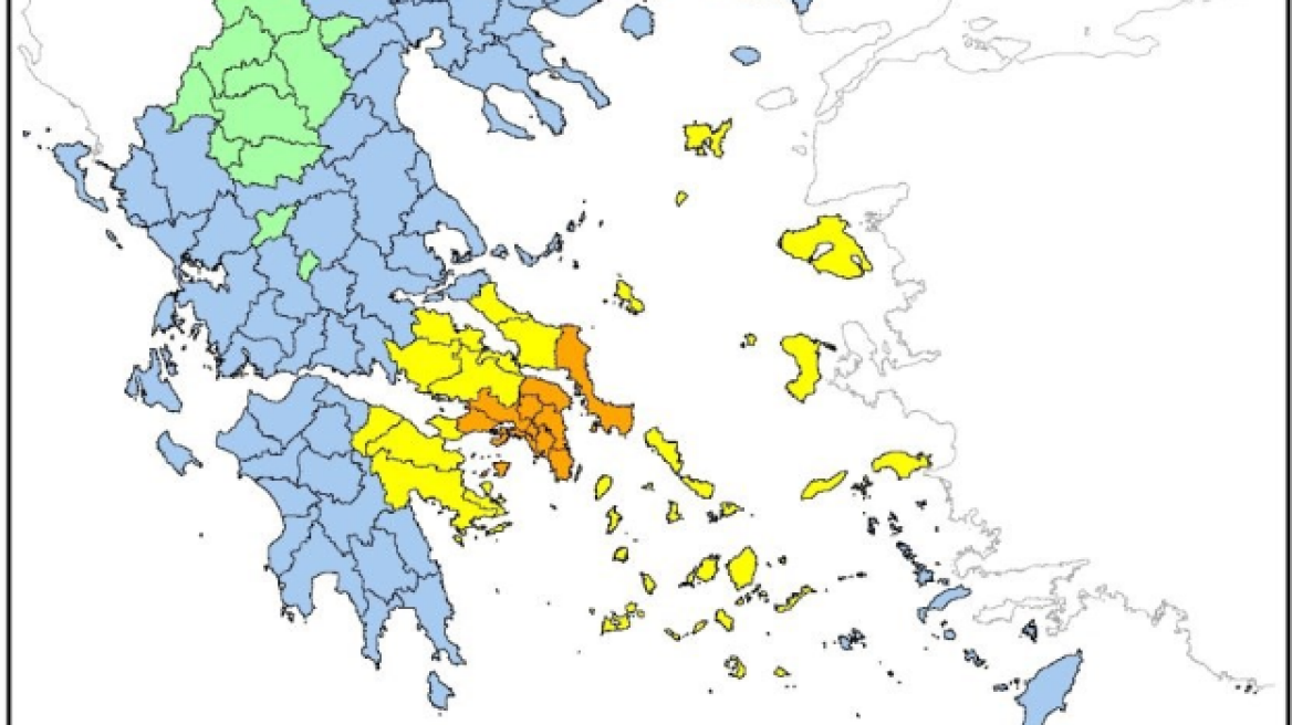 Πολύ υψηλός κίνδυνος πυρκαγιάς σε Αττική και Εύβοια