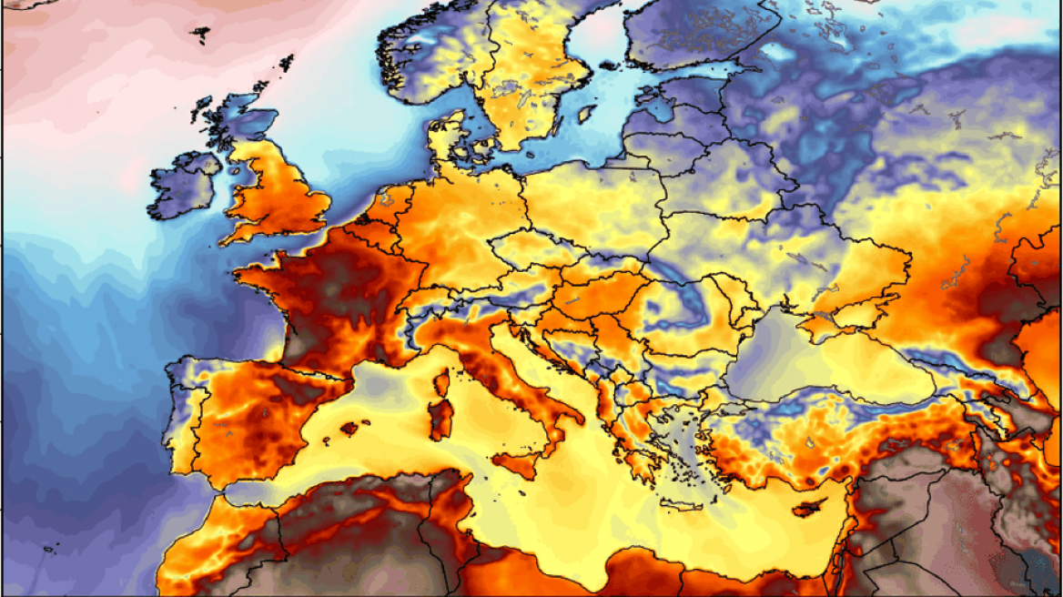 Γαλλία: Θερμοκρασίες ρεκόρ καταγράφηκαν σήμερα στη χώρα 