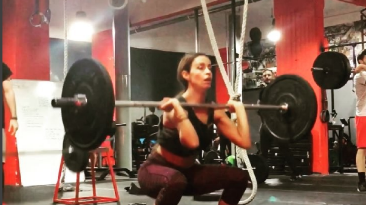 Βίντεο: Η Ελένη Φουρέιρα «λιώνει» στο crossfit