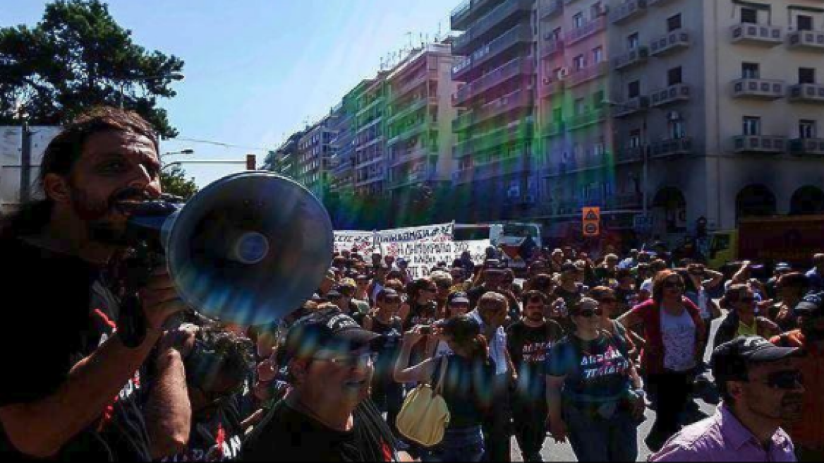 Θεσσαλονίκη: Στους δρόμους μέλη της Πρωτοβουλίας Αλληλεγγύης για το Αφρίν