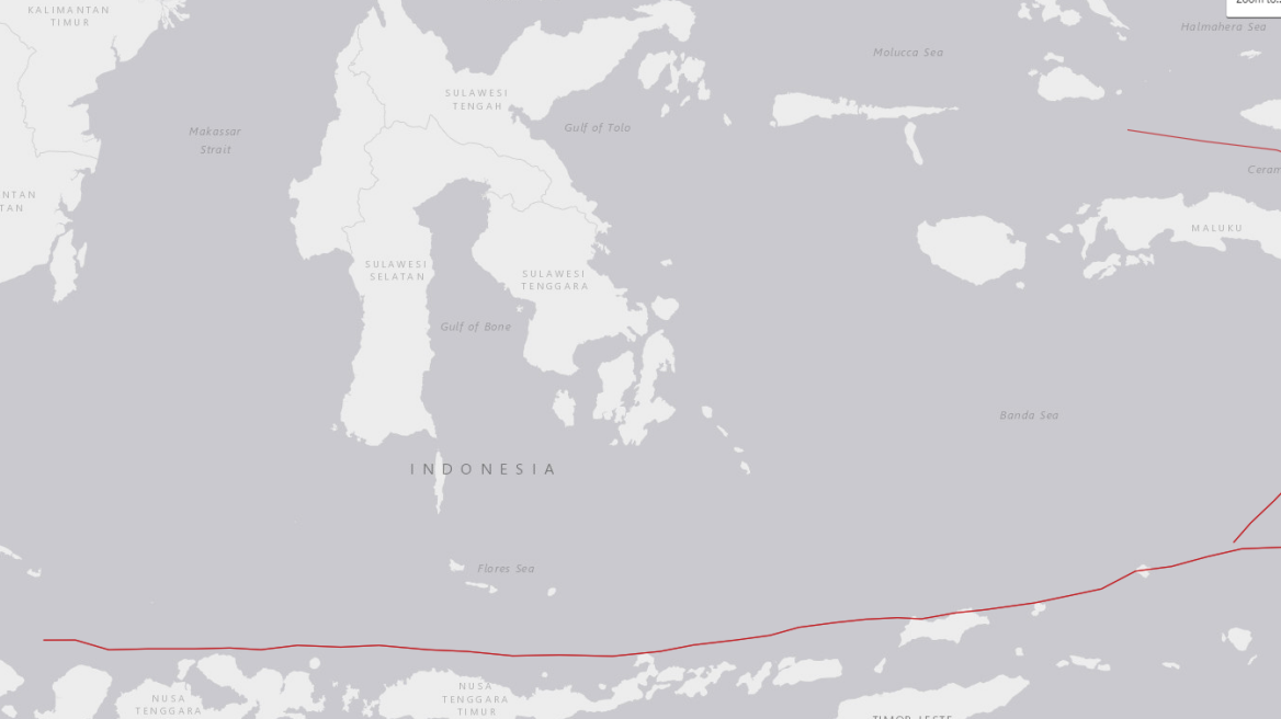 Σεισμός 4,8 Ρίχτερ στην Ινδονησία 