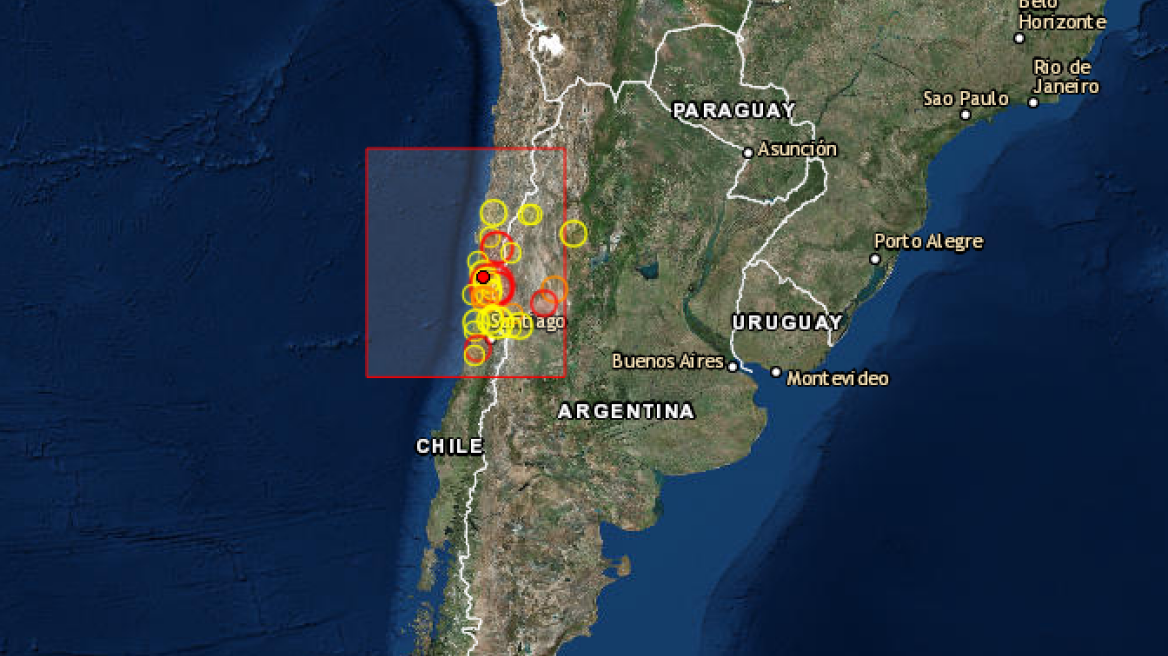 Ισχυρή σεισμική δόνηση 6,5 Ρίχτερ στη Χιλή