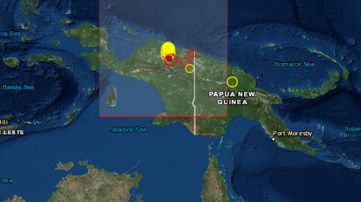 Ισχυρός σεισμός 6,1 Ρίχτερ σε Ινδονησία και Παπούα Νέα Γουινέα