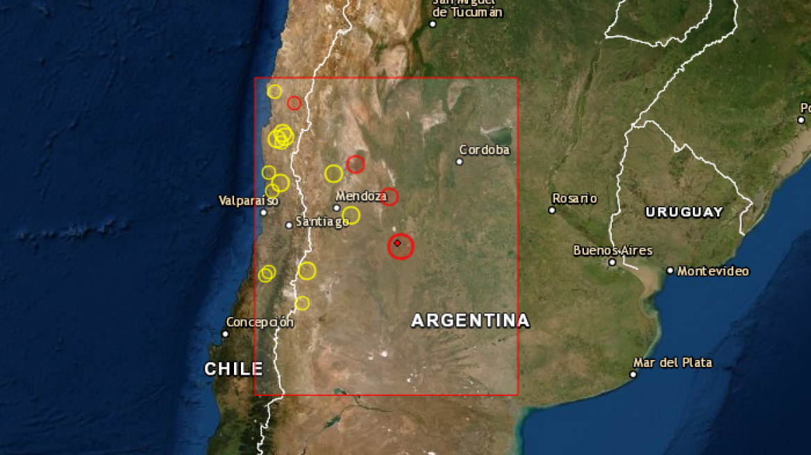 Ο Εγκέλαδος ταρακούνησε την Αργεντινή: Σεισμός 5,8 Ρίχτερ στο Σαν Λούις