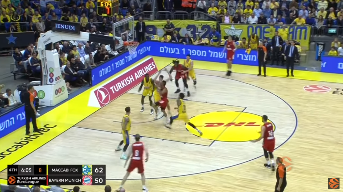 Euroleague, Μακάμπι-Μπάγερν 77-55: Άμυνα για σεμινάριο από τους Ισραηλινούς