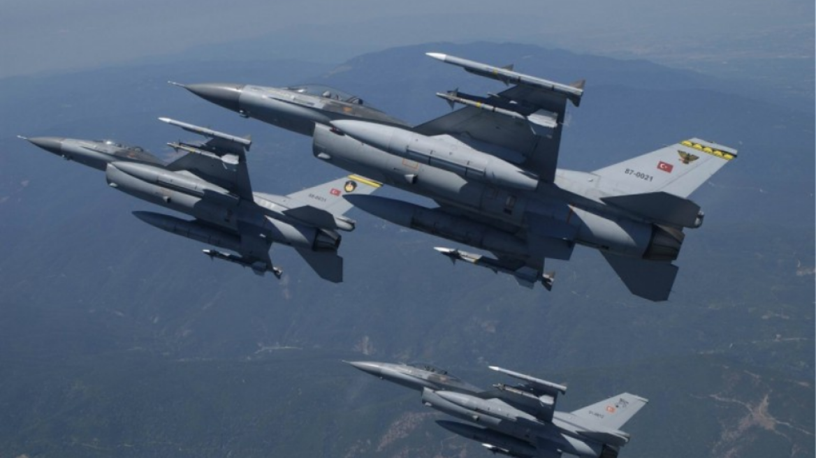 Τουρκικά F-16 παραβίασαν τον εθνικό εναέριο χώρο και ανήμερα Χριστούγεννα