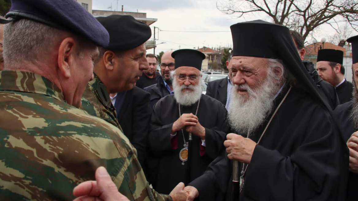 Ιερώνυμος από Καστανιές: «Συγχαρητήρια στους άντρες στρατού και αστυνομίας για το έργο τους»