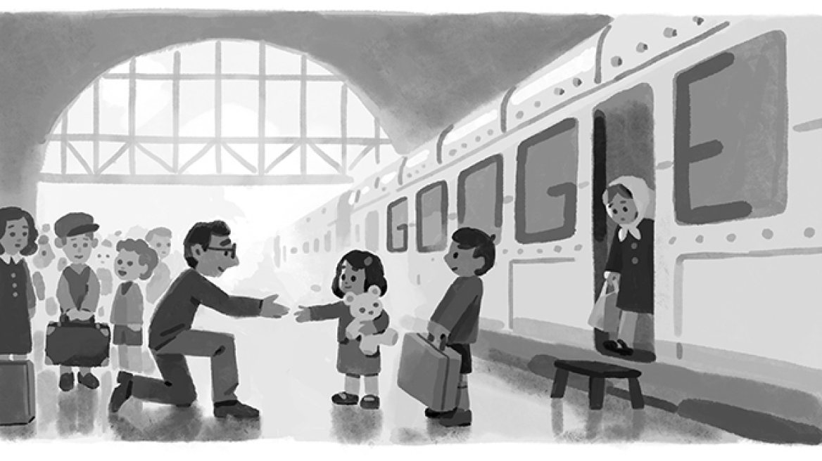 Nicholas Winton: Το Google τιμά με doodle τον Βρετανό ανθρωπιστή - Πώς διέσωσε πάνω από 600 παιδιά