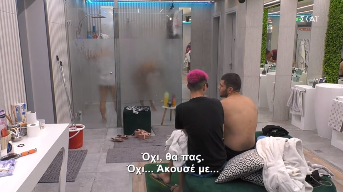 Big Brother: Άγριος καβγάς για το μπάνιο!