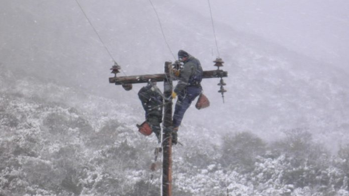 Πρόεδρος τεχνικών ΔΕΗ: Μέχρι το απόγευμα θα αποκατασταθεί το μεγαλύτερο μέρος ζημιών