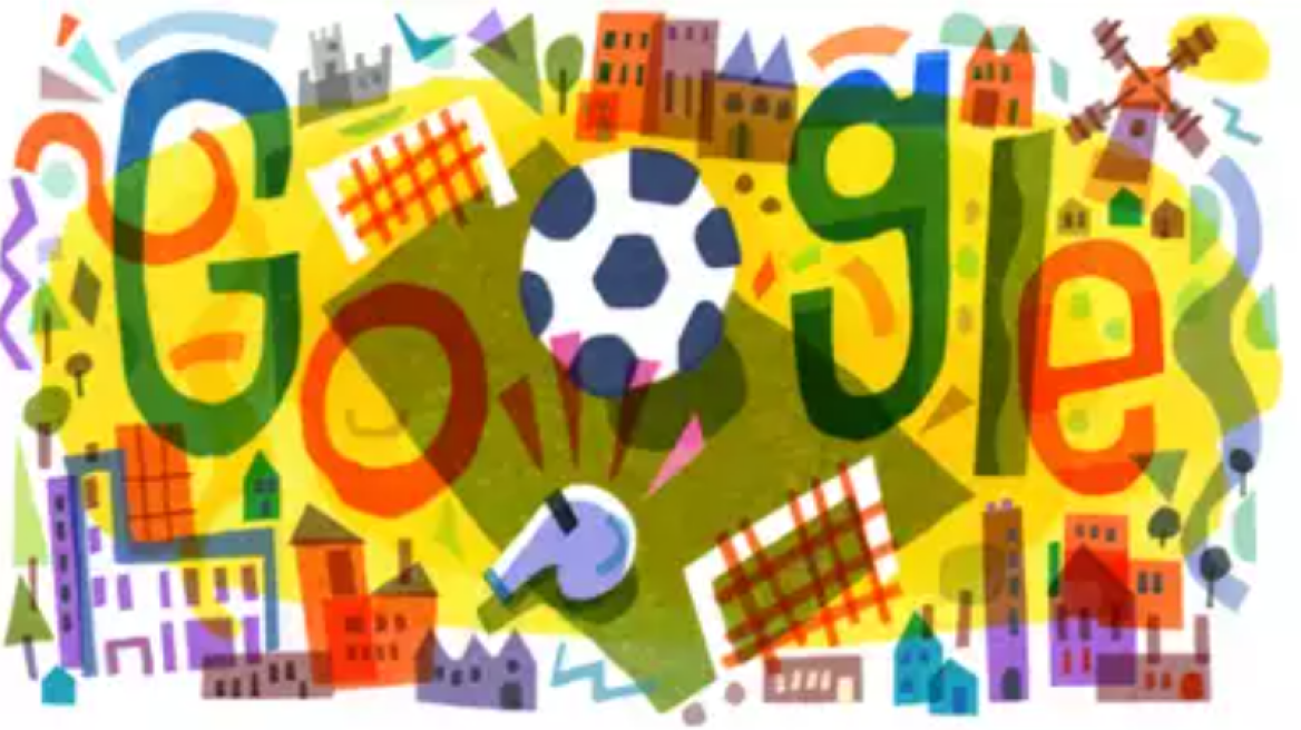 UEFA EURO 2020 - Google Doodle: Αφιερωμένο στην έναρξη του πρωταθλήματος - Σέντρα με το Ιταλία-Τουρκία και 16.000 θεατές 