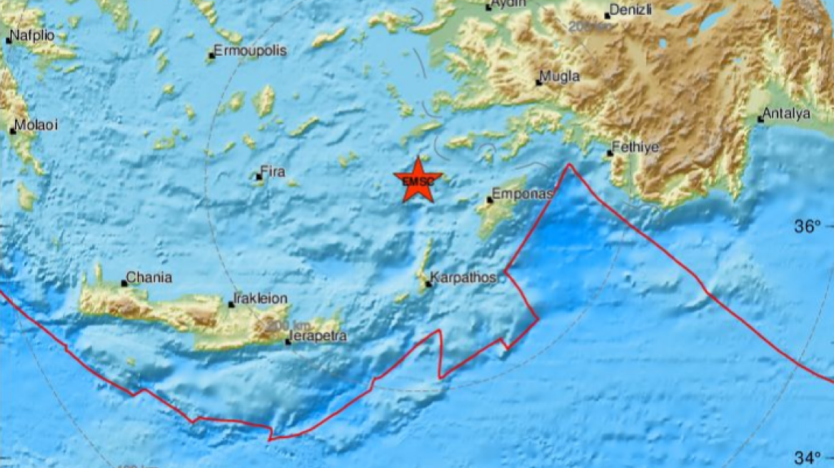 Σεισμός 5,7 Ρίχτερ νότια της Νισύρου τα ξημερώματα: Συνεχίζεται η φυσιολογική μετασεισμική δραστηριότητα