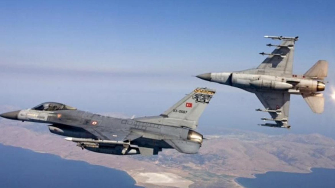 Υπερπτήση τουρκικών F-16 πάνω από τη Ζουράφα