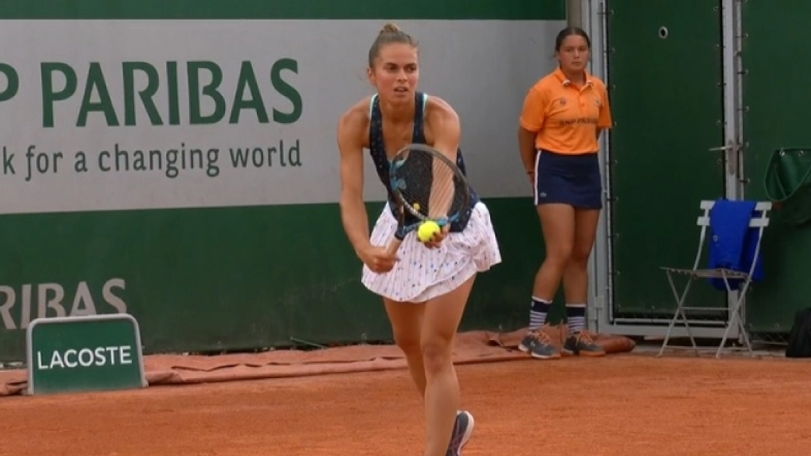 Roland Garros: Ήττα με 2-0 σετ για την Γραμματικοπούλου από την Σάβιλ στην ιστορική της πρεμιέρα στο κυρίως ταμπλό του τουρνουά