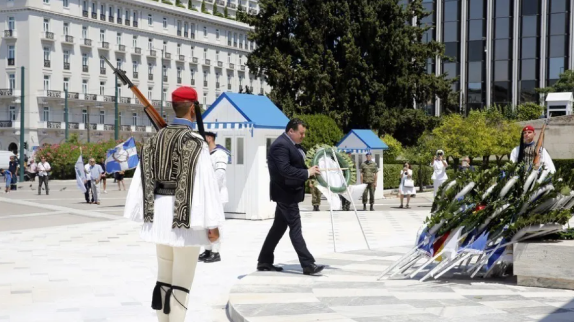 Φόρος τιμής στους πεσόντες κατά την τουρκική εισβολή στην Κύπρο το 1974