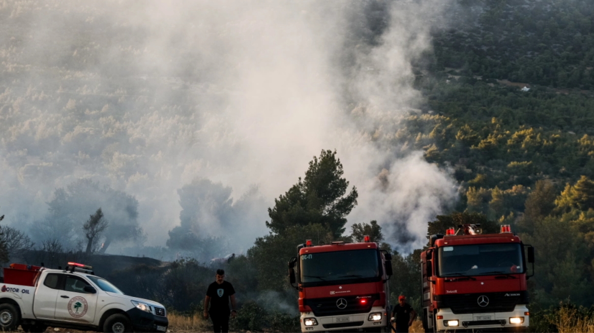 Φωτιές: Πολύ υψηλός κίνδυνος εκδήλωσης πυρκαγιάς σε Αττική και Εύβοια