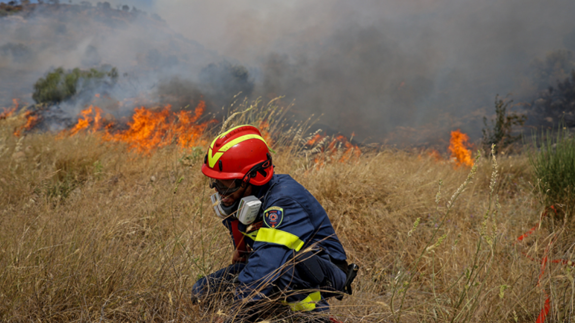 Φωτιά: Ο χάρτης πρόβλεψης κινδύνου πυρκαγιάς για αύριο