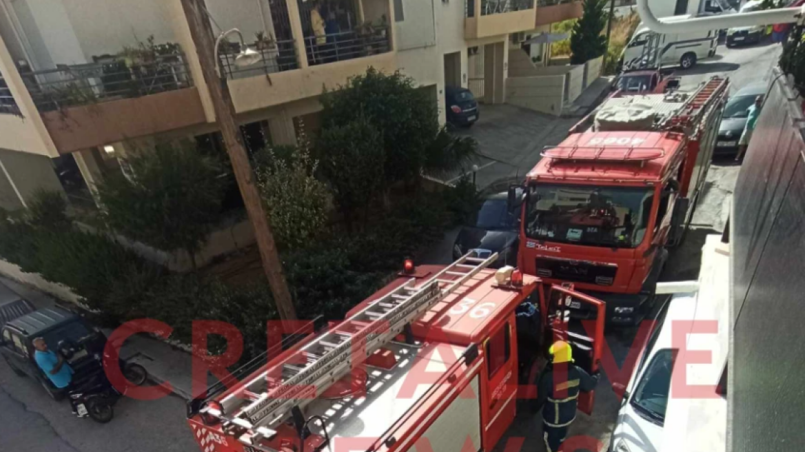 Φωτιά σε υπόγειο πολυκατοικίας στο Ηράκλειο Κρήτης αποκάλυψε εργαστήριο επισκευής όπλων - Μια σύλληψη 