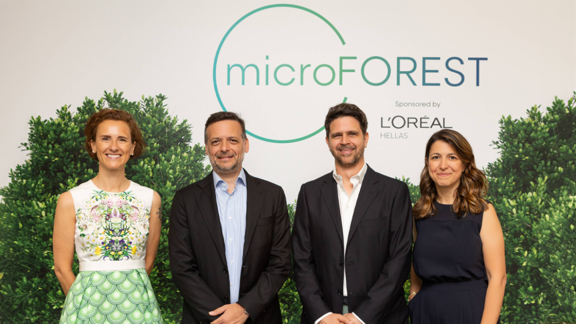 Ένα micro Forest φυτεύεται στην καρδιά της Αθήνας από τη L'Oréal Hellas