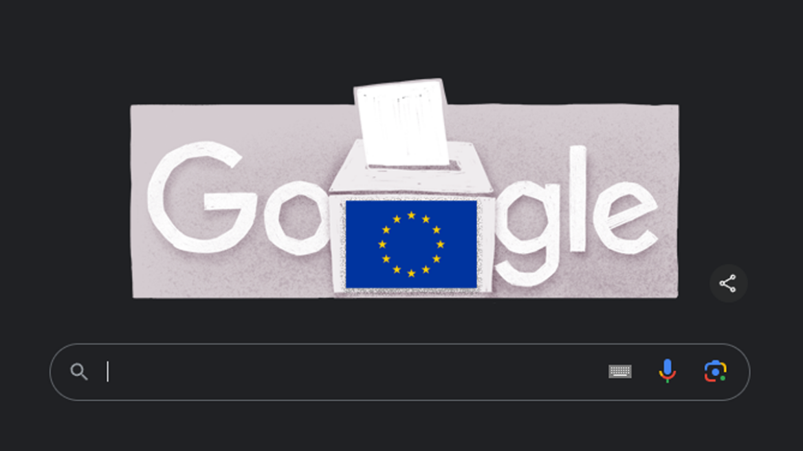 Αφιερωμένο στις ευρωεκλογές το doodle της Google