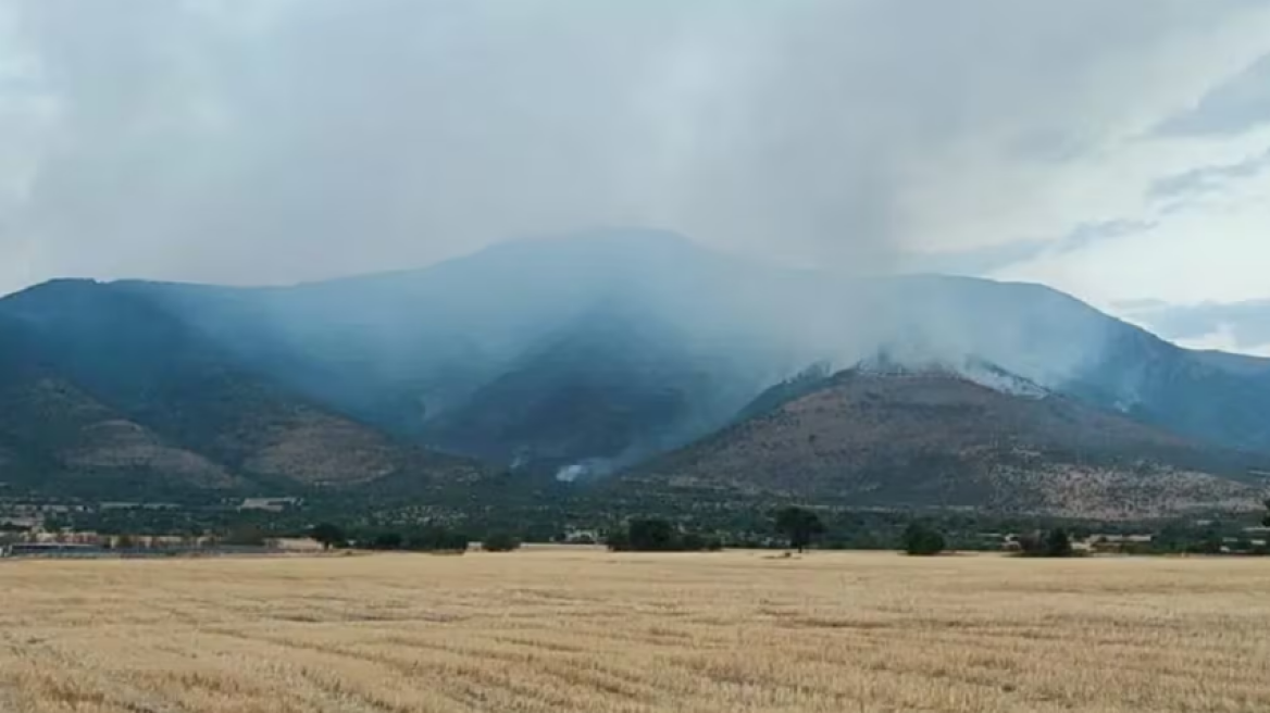 Φωτιά στο όρος Όρβηλος Σερρών: Καίει επί 27 ημέρες